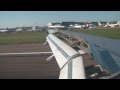 Wing View of Heathrow Landing in Full HD