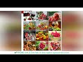 HOMFUN Full Square/Round Drill 5D DIY Diamond Painting fruit" Embroidery Cross Stitch 5D Home Decor