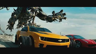 Transformers_ Dark of the Moon (2011) - Freeway Chase - Only Action [4K]