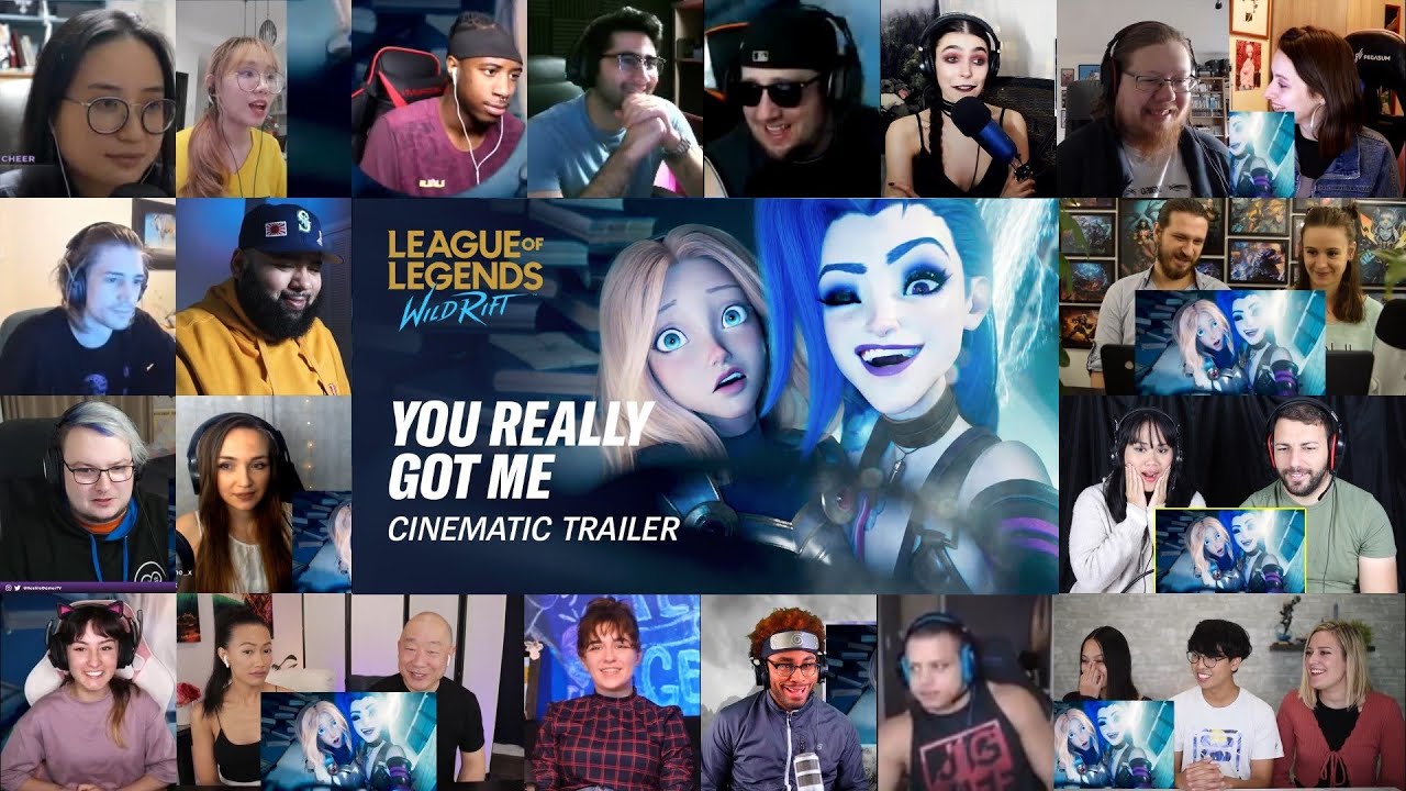 League of Legends Wild Rift You Really Got Me Cinematic Trailer Reaction Mashup  News