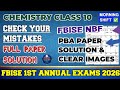 FBISE Class 10 Chemistry PBA Morning Paper Solution & Clear Images of Question Paper | FBISE 2026