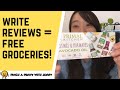 How to get free groceries writing reviews really works social nature  frugal living 