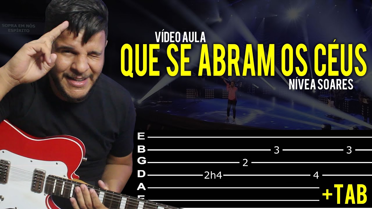 Que Se Abram Os Céus - Nívea Soares na Guitarra // Video Aula Dguide