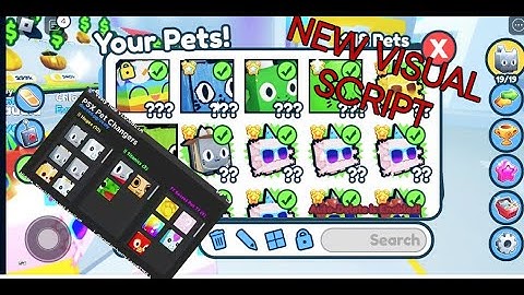 PET SIM X || VISUAL SCRIPT ( NO KEY ) PASTE BIN