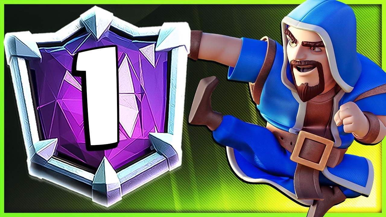 1 BEST PLAYER is DOMINATING CLASH ROYALE WITH WIZARD?! 🔥 