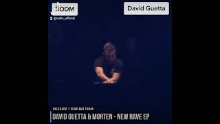 1 Year ago today david guetta and morten released "New Rave Ep" #davidguetta #edm #morten #amf #memo