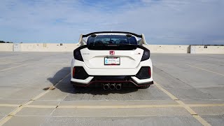 HONDA CIVIC TYPE R FK8 REMUS EXHAUST SOUND WITH BURBLE