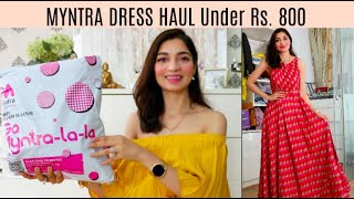 MYNTRA DRESS Rs. 600 - 800 | Myntra Dresses Haul under Rs. 800 | Myntra Dress Haul | Tanu Gupta