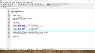 Program input nilai dengan C++