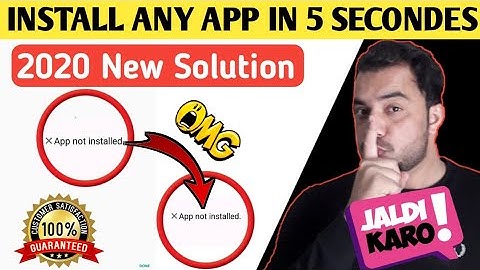 How To Solve App Not Installed | App Not Installed Android Fix | App Not Installed Hindi 2022