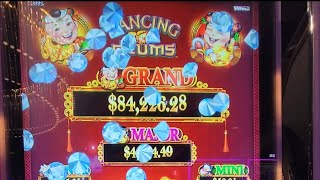 HIGH LIMIT DANCING DRUMS 25 FREE GAMES!!! $44 spins #handpay #viral #viralvideo