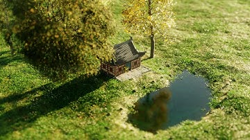 how to make landscape in blender | blender 3d nature scene | #blender #blender3d #blendertutorial