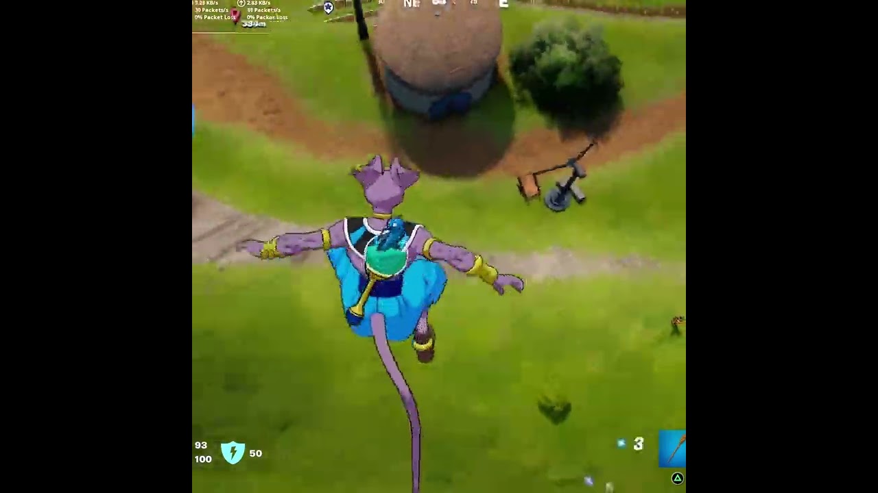 Beerus Kamehameha in Fortnite YouTube