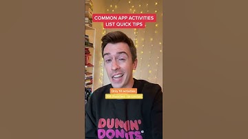 Common App Quick Tips! #shorts #commonapp