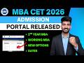 Mba Admission Portal Released 2026 | Direct 2nd Year Mba Admission ?