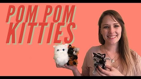 Creating Cute Yarn Cats  | Pom Pom Kitties by KLUTZ