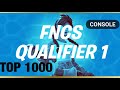 HOW I PLACED TOP 1000 IN FNCS (FNCS SOLOS QUALIFER 1 HIGHLIGHTS)