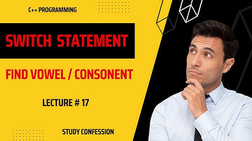 Determining Vowel or Consonant in C++ with a Switch Stat....