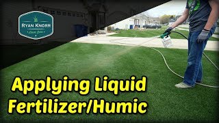 First Liquid Fertilizer and Humic Application | Simple Lawn Solutions