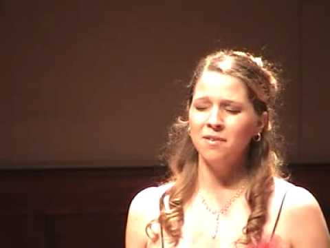 Erica sings Ravel's Kaddish