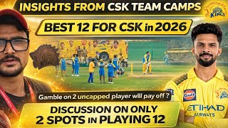 Chennai Super Kings Preview - Best 12 - 2 discussions in playing 11 - Pitch Issue Chepauk - IPL 2026 screenshot 2