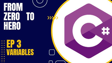 C# tutorial | from zero to hero| 3.Variables