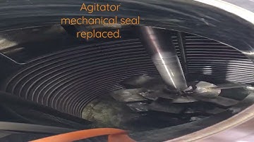 Normal agitator mechanical seal replacement.