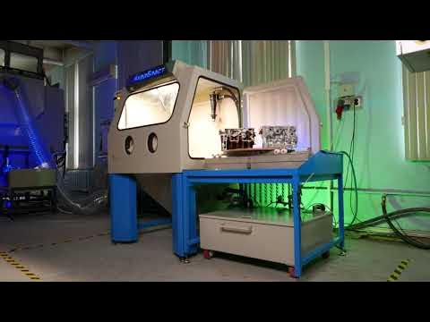 Аквабластинг АКБ-100 - YouTube