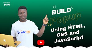 Build Popup using HTML, CSS & JavaScript