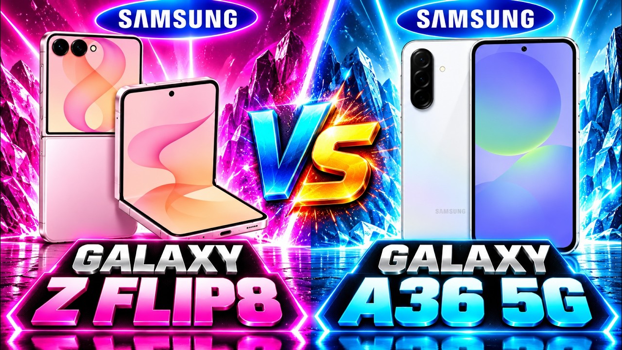 Galaxy Z Flip8 vs Galaxy A36 5G | Full Comparison | Which One Is