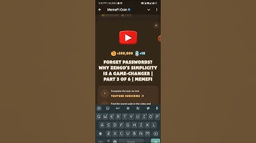 Forget Passwords? Why ZenGo’s Simplicity is a Game-Changer | Part 3 of 6 | MemeFi