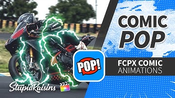 Comic Pop - Anime, Cartoon & Comic Book Style Animations for Final Cut Pro
