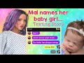 Mal names her baby girl...Texting Story ✨ Trio of Stars