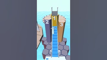 Bridge Race level 499 walkthrough solution|Gameplay||AloneGamestips|#shorts #BridgeRace #tags #sub  