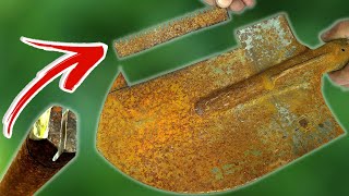 Never throw away your old shovel | Rusty Restoration and Transformation | Great idea!