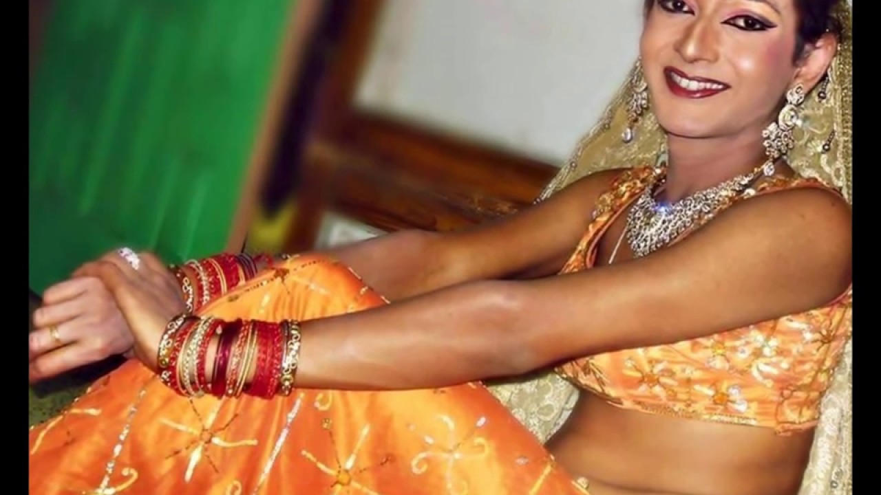 Beautiful Indian Crossdresser In Traditional Dress Youtube