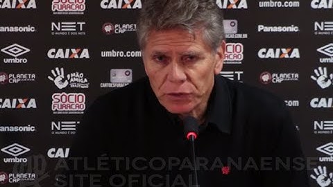Entrevista pós-jogo: Atlético Paranaense 1x0 Santa Cruz - Paulo Autuori