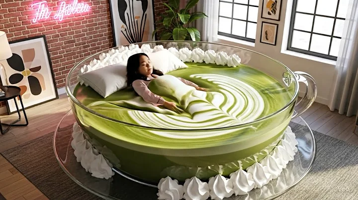 Which bed would you sleep in?🛌🍵 |  Relaxing & Satisfying AI ASMR Sounds  #aiasmr #asmr 