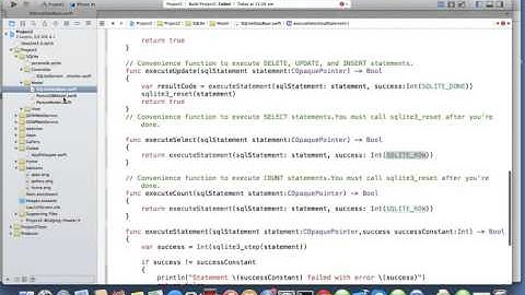 iOS Swift sqlite integrating model controller | Nimap Infotech - Tutorial 92