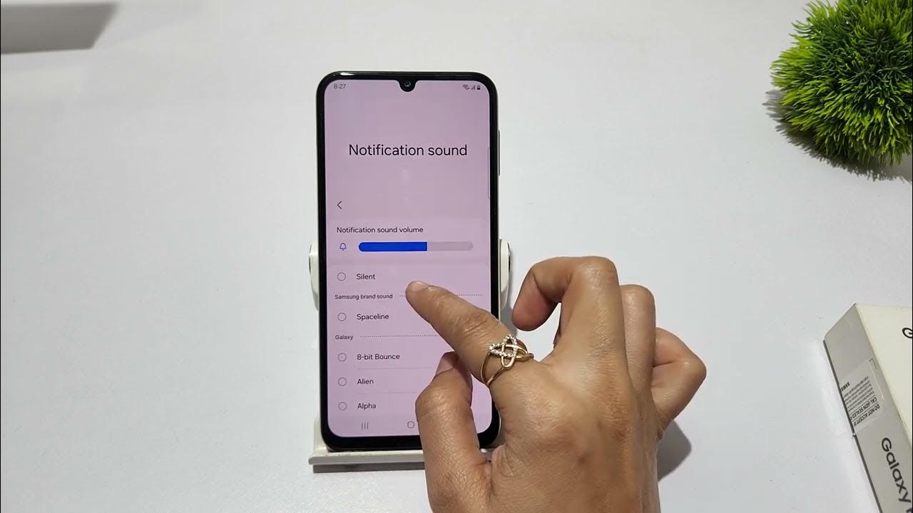 How to change notification ringtone in samsung galaxy F15