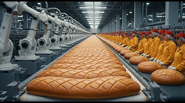 Inside a Modern Bread Factory: How Bread is Made in the World’s Largest Factory ( Full Process )