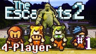 The Escapists 2: 4-Player - #1 - Welcome to Groddsylvania (4-Player Gameplay)