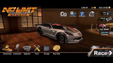 No limits drag racing 2.0 5.71 Corvette tune V.1.2.3