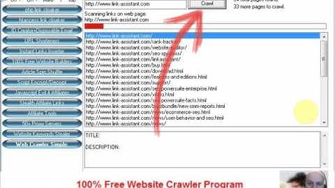 100% FREE WEB CRAWLER SOFTWARE