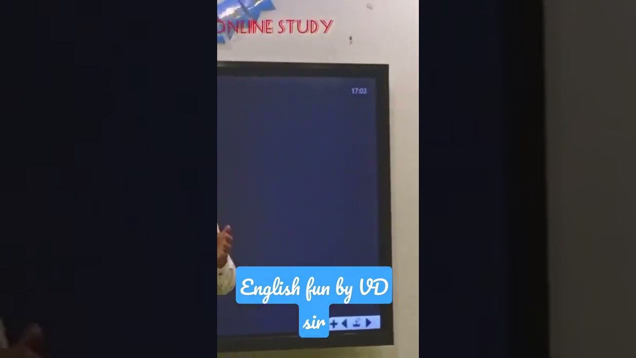 English by V D sir ex insp in BSF.. Join us and feel the difference..