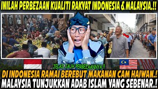 Download Lagu TERKEJUT‼️ BEREBUT MAKANAN DI INDONESIA, MALAYSIA BUKTI ADAB ISLAM SEBENAR MP3