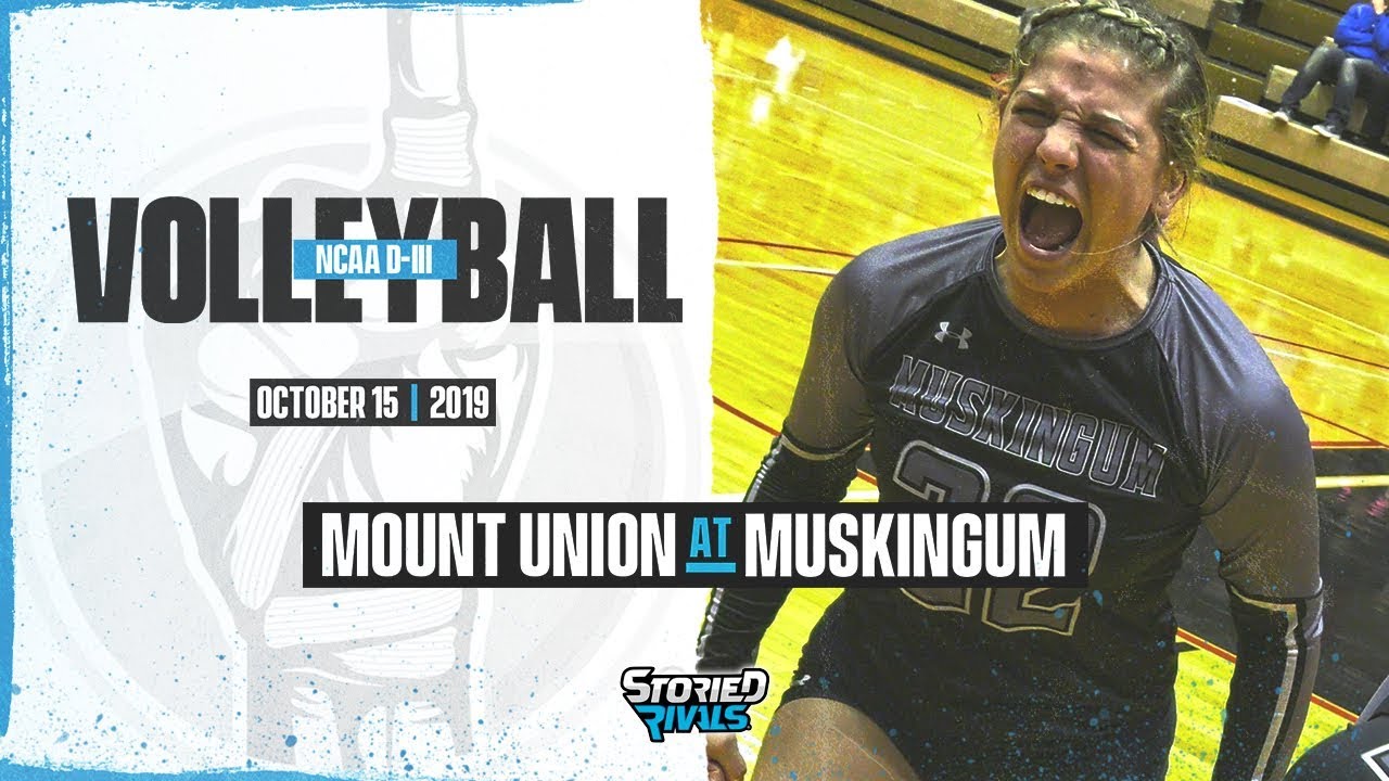 NCAA Volleyball Mount Union at Muskingum University [10/15/19] YouTube