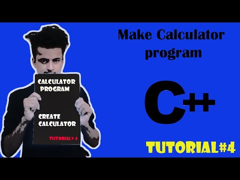 How to create calculator program in C++