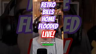 Bills Retro Gaming Show House Flooded ON AIR!
