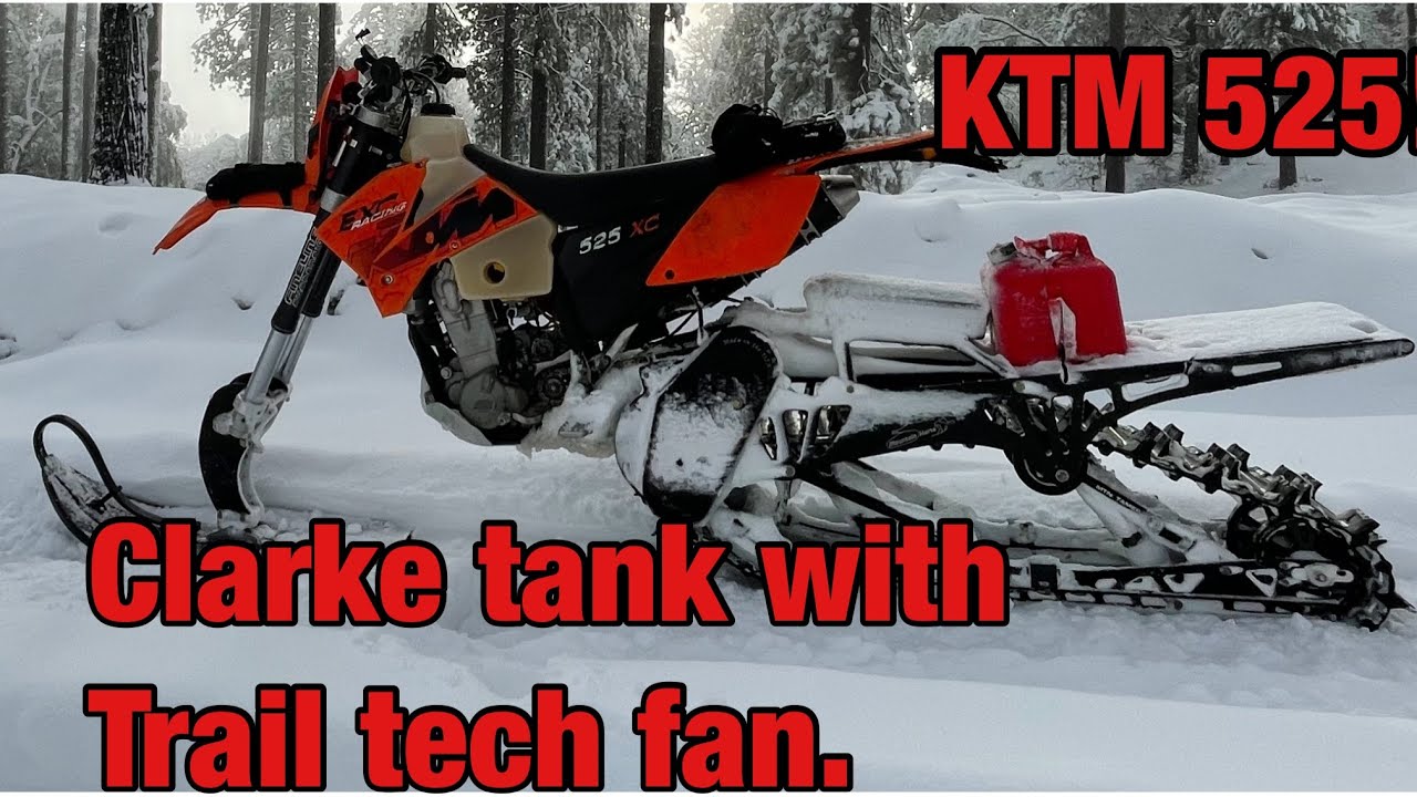 Ktm trail tech fan kit with Clarke tank. YouTube